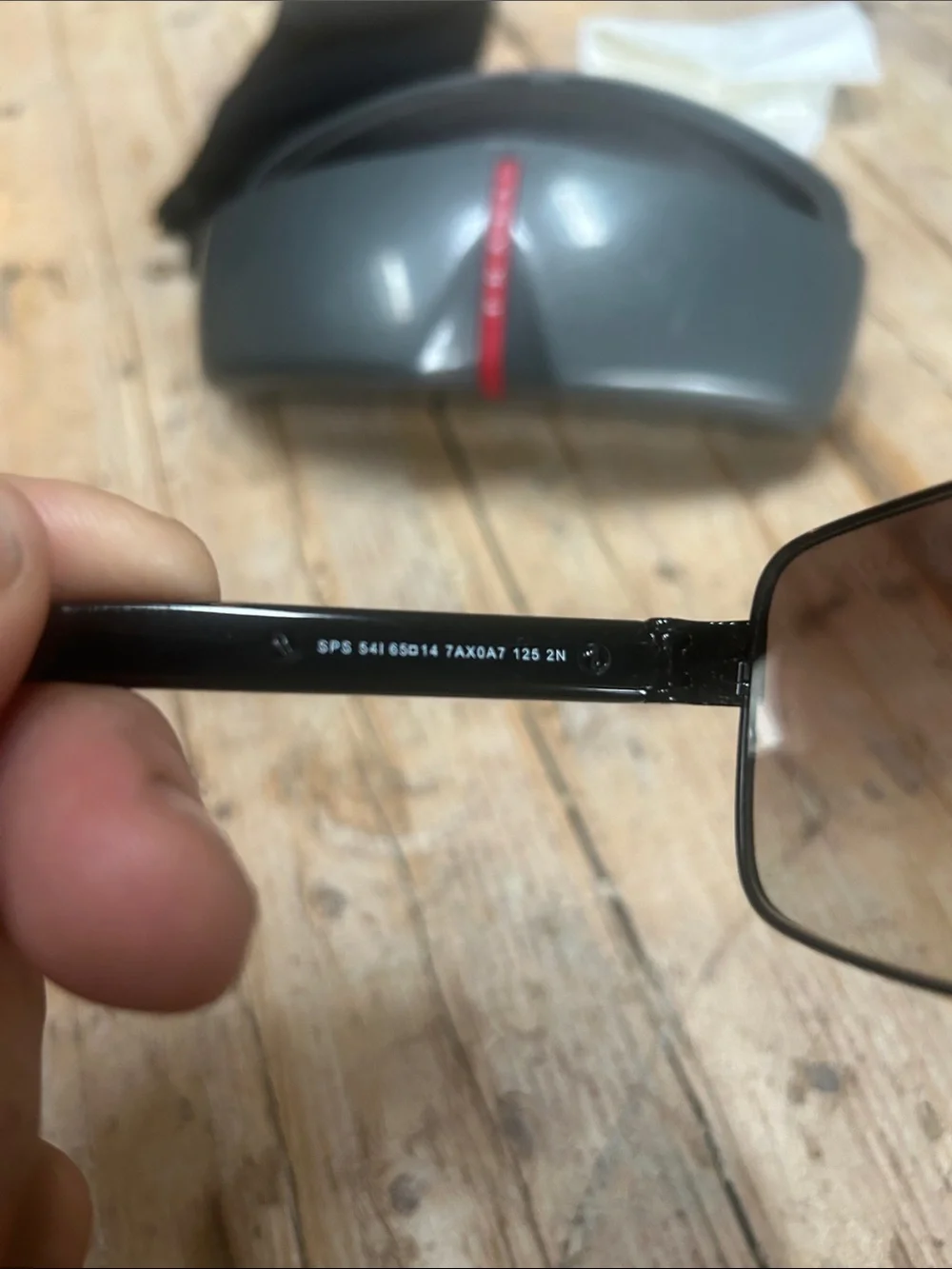 Prada Black Aviator Sunglasses